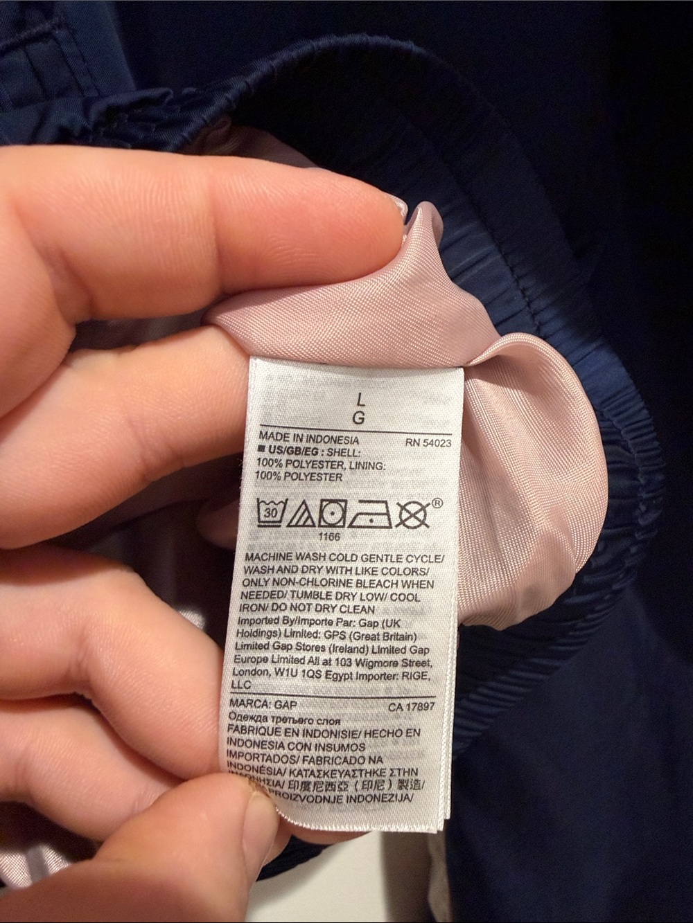 Gap Women’s Bomber Casual Relaxed Fit Cropped Jacket, size L - Picture 3 of 5